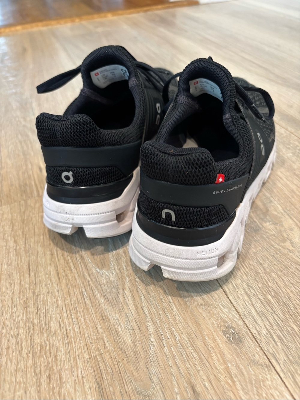 On Cloud Running Black Athletic Sneakers - Picture 4 of 5